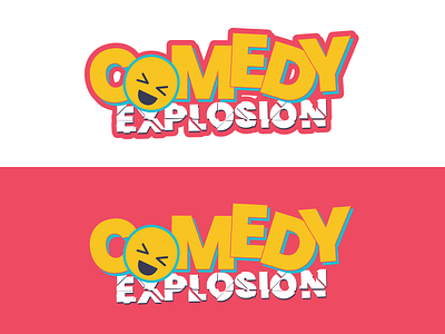 Comedy Explosion comedy design identity illustrator logo work