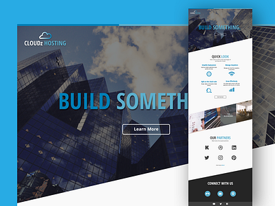 Landing Page for Web Hosting Client landing page one page responsive web web design website
