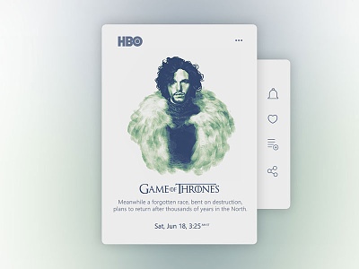 Game of thrones TV card card game hbo jon of snow thrones tv