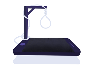 Last stand execution illustration iphone