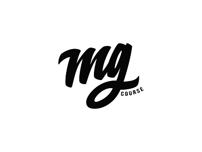 MG Course car font graphic illustration logo type typo typography wip