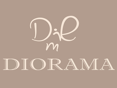 Diorama Veil branding design logo vector