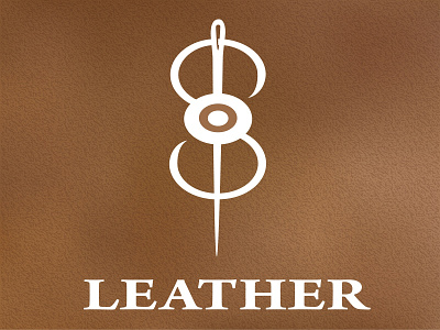 Leather branding design logo vector