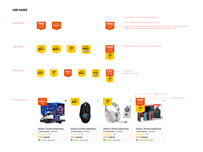 Mighty Ape sales tags redesign branding design responsive design ui design ux design visual design