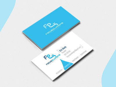 Focus Plumbing - VI design branding design business card design logo design