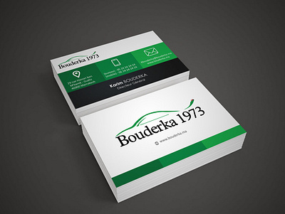 Bouderka 1973 French business card design business card mockup business card vector business cards templates free business card design