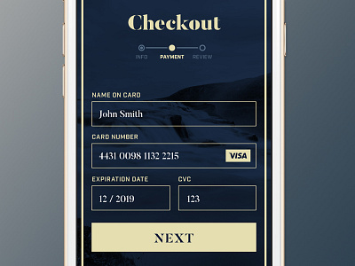 Daily UI Challenge #002 checkout dailyui ecommerce mobile ui
