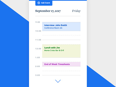 Daily UI #038 blue calendar dailyui ui widget