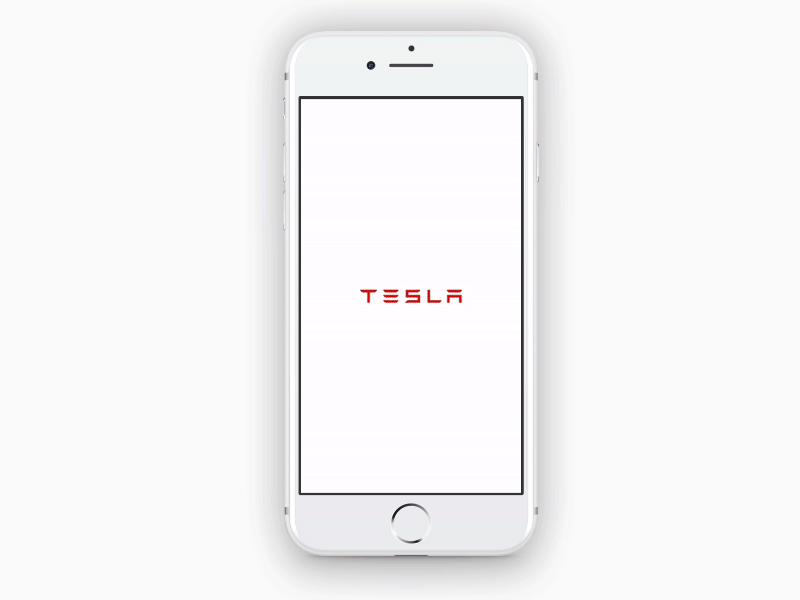 Tesla Ride Sharing App Concept animation app iphone mobile ride sharing tesla
