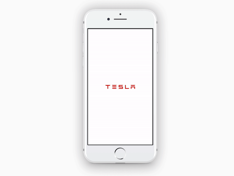 Tesla Ride Sharing App Concept