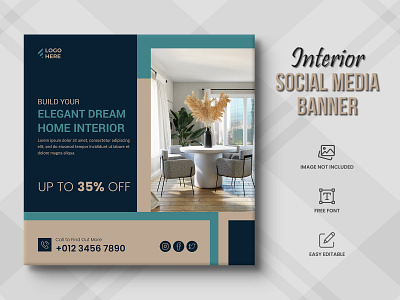 Interior Social Media Post Template