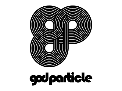 god particle god particle line art logo logotype mark