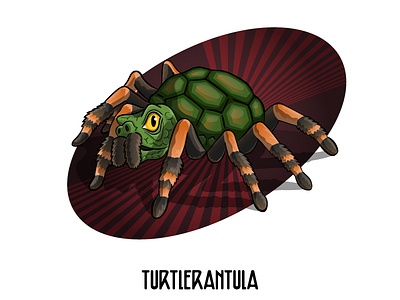 Mutant Zoo: Turtlerantula animal creature illustration mutant spider tarantula turtle turtlerantula vector zoo