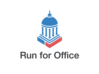 Logo - Run for Office building check government logo nationbuilder politics runforoffice vector vote