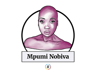 Mpumi Nobiva circle illustration leader leader in residence mpumi mpumi nobiva nationbuilder nobiva portrait