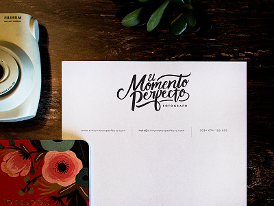 Minimal Letterhead Design branding collateral collateral design handlettering letterhead logo minimal minimal design minimalistic photographer logo script logo