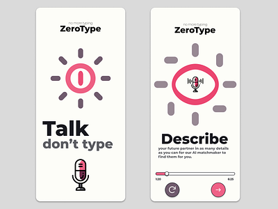 ZeroType - AI-powered voice chat only dating app