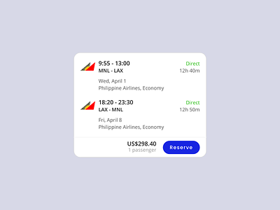 Flight Card — Booking app flight booking flight card mobile app travel app ui ux