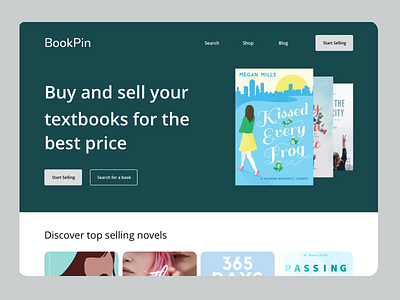 BookPin Landing Page