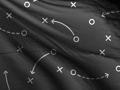 Tactics black brand flag football icons material sport tactics