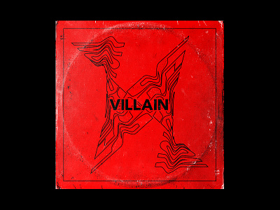 Concept Vinyl brand concept graphic identity music record red shape type typography vinyl