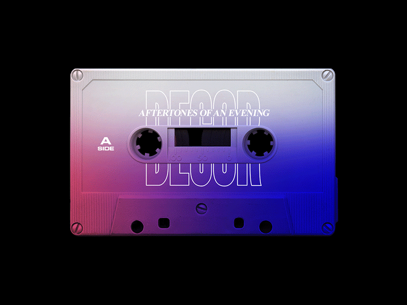 Decor Cassette album branding cassette concept dj ep graphic identity music type