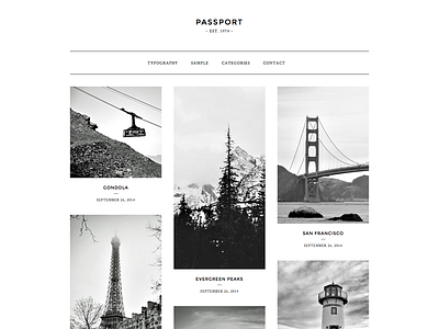 Passport Masonry Theme genesis genesis framework minimalism wordpress