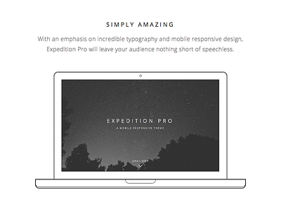 Expedition is Simply Amazing genesis genesis framework minimalist design wordpress