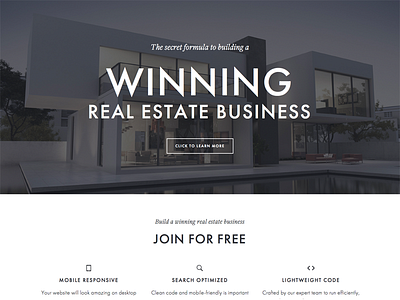 Winning Real Estate Business genesis genesis framework minimalist design wordpress