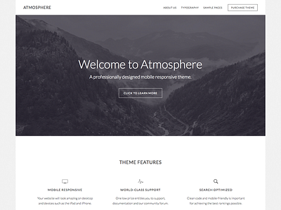 Atmosphere Pro Theme genesis genesis framework minimalist design wordpress