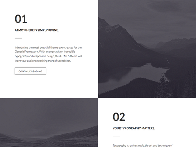 Atmosphere Pro Theme genesis genesis framework minimalist design wordpress