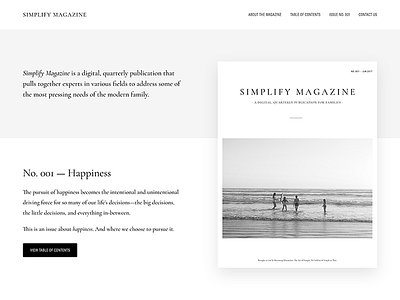 Simplify Magazine genesis framework minimalist wordpress