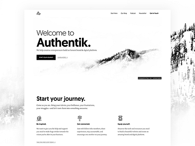Welcome to Authentik genesis framework minimal design white space