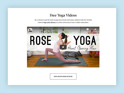 Yoga With Adriene Videos