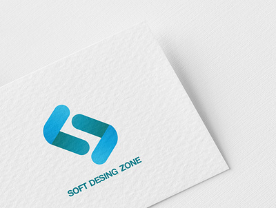 soft desing zone logo logo