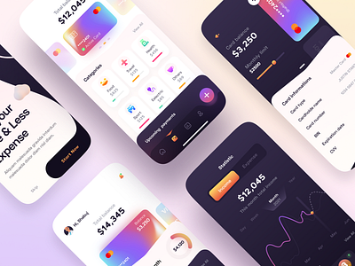 Finance App - Mobile App Design 2021 2021 design 2021 trend alphadesign clean design designs finance finance app finances germany minimal mobile mobile app mobile app design mobile design mobile ui modern ui ux