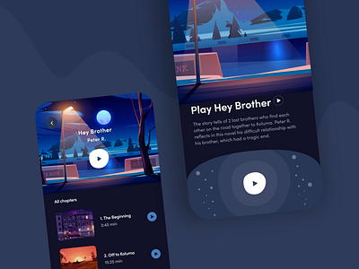 Audiobook - Mobile App Design