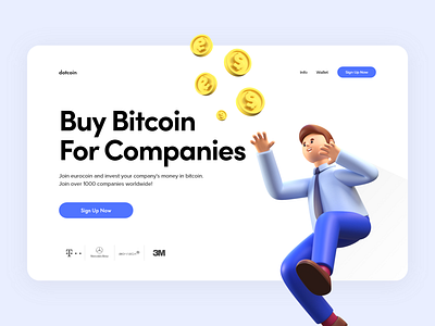 Crypto Broker - Landing Page Design 2021 2021 design 2021 trend alphadesign clean crypto design designs germany julius branding landing landing page landingpage landscape layout minimal mockup modern ui ux