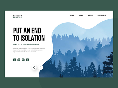 End Isolation - Landing Page Design