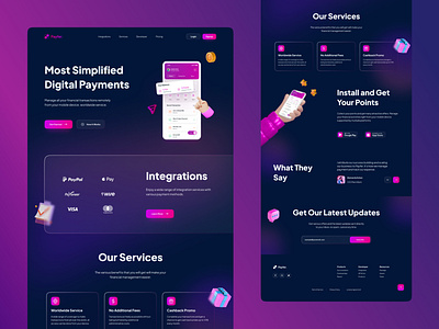 Finance Service - Website Design