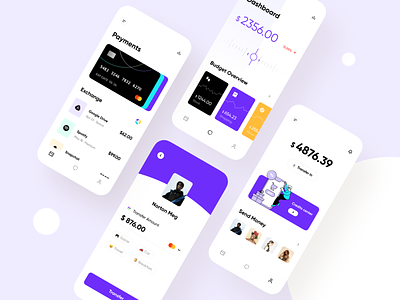 Finance App - Mobile Design Concept