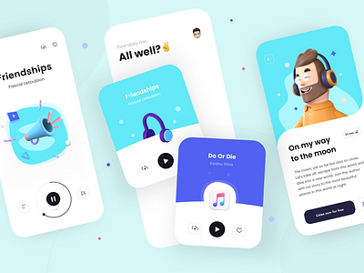 Music App - Mobile Design Concept