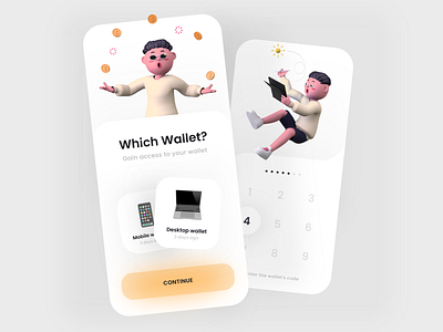 Wallet App - Mobile Design 2021 2021 design 2021 trend alphadesign bank banking crypto crypto wallet design designs finance germany julius branding minimal mobile mobile app mobile app design mobile design mobile ui wallet