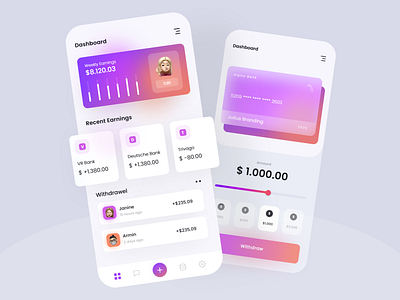 Online Banking App - Mobile Design 2021 2021 design 2021 trend alphadesign bank banking clean design designs finance finances germany julius branding mobile mobile app mobile app design mobile banking mobile design mobile ui online bank