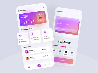 Online Banking App - Mobile Design