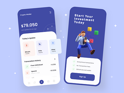 Finance App - Mobile Design