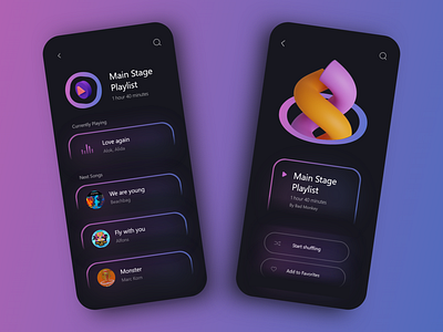 Music App - Mobile Design