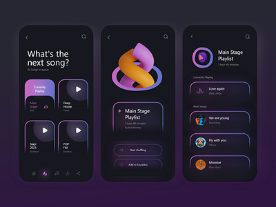 Music App - Mobile Design