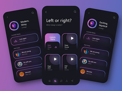 Music App - Mobile Design