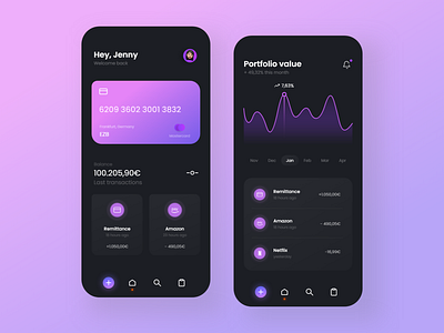 Finance App - Mobile Design